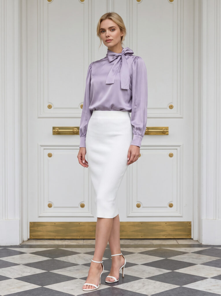 Bea bow blouse
