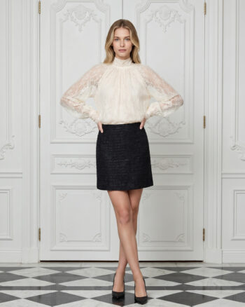 Blair tweed skirt black