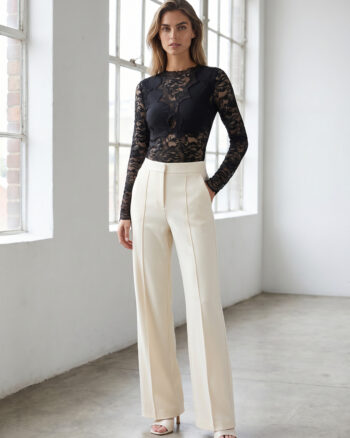 Lucy pants off white