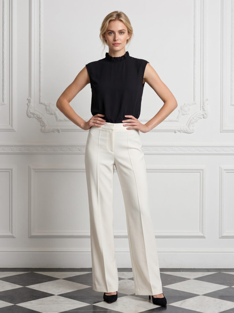 Lucy pants off white