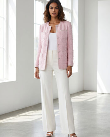 Elise tweed jacket Pink