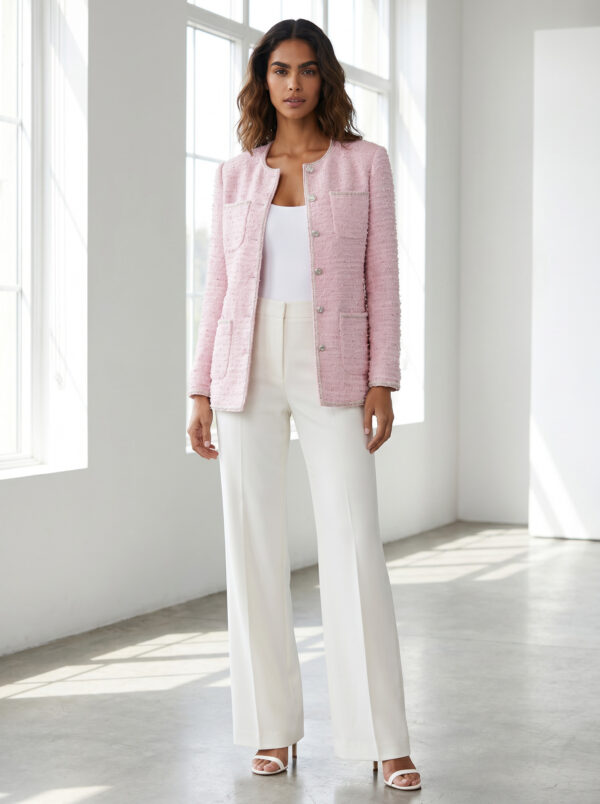 Elise tweed jacket Pink