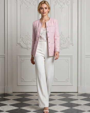 Elise tweed jacket Pink