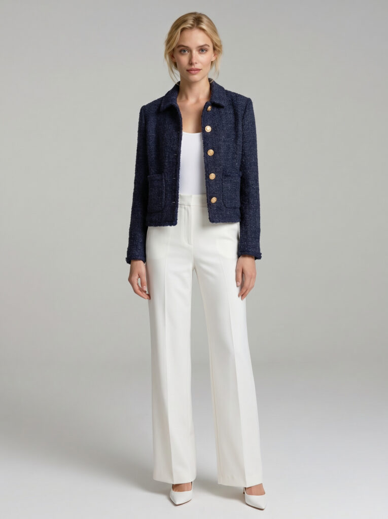 Madison tweed jacket Navy Blue