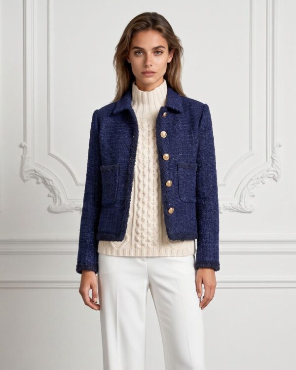 Madison tweed jacket Navy