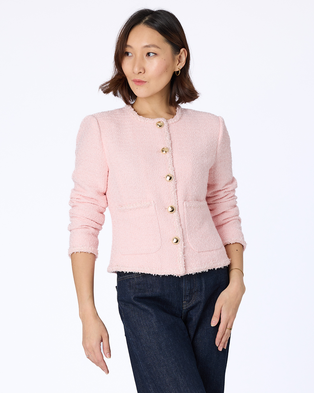 Alexa tweed jacket Light Pink