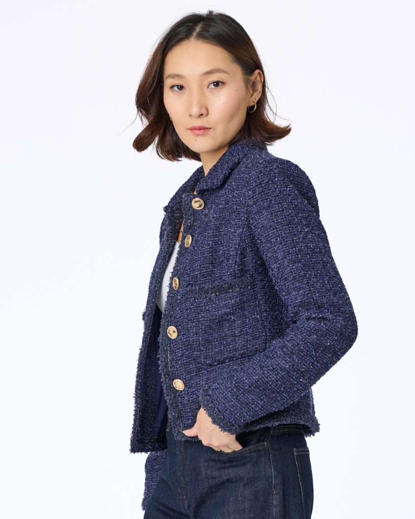 Madison tweed jacket Navy Blue