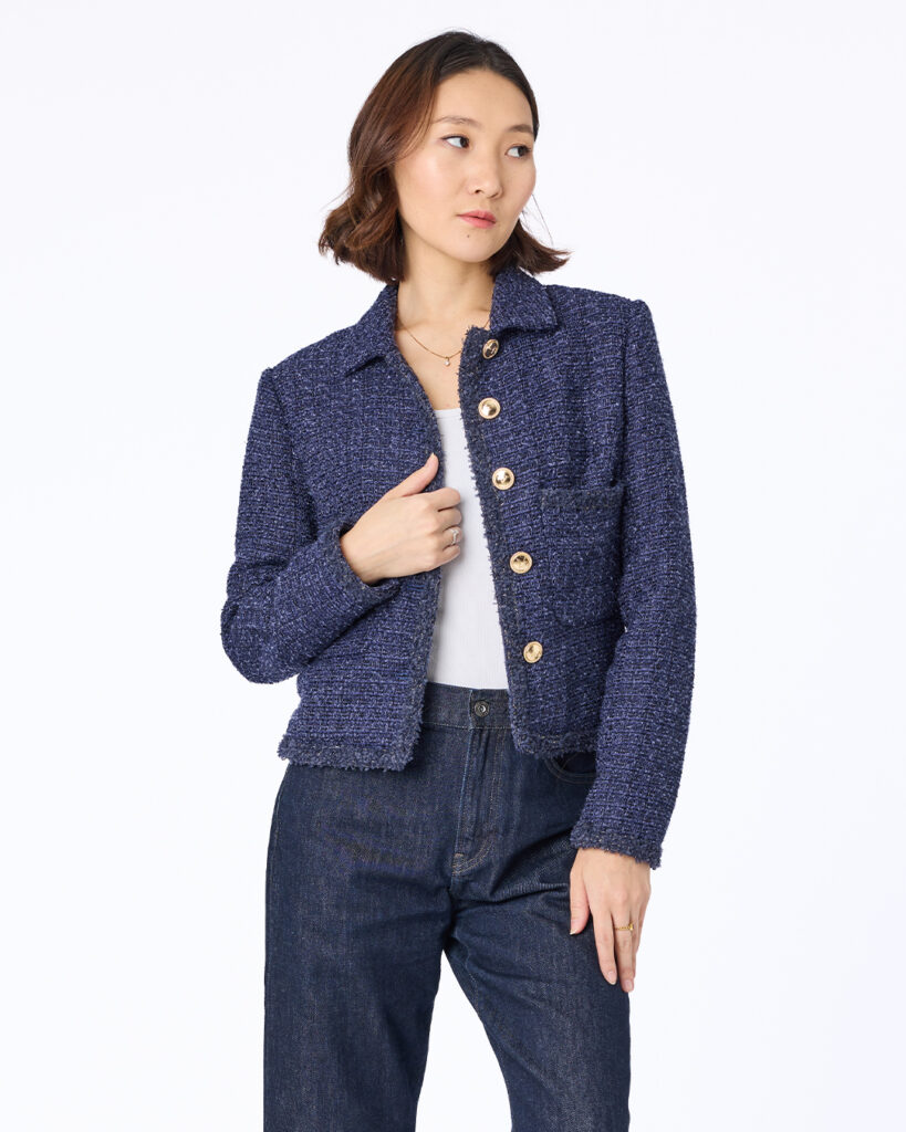 Madison tweed jacket Navy Blue