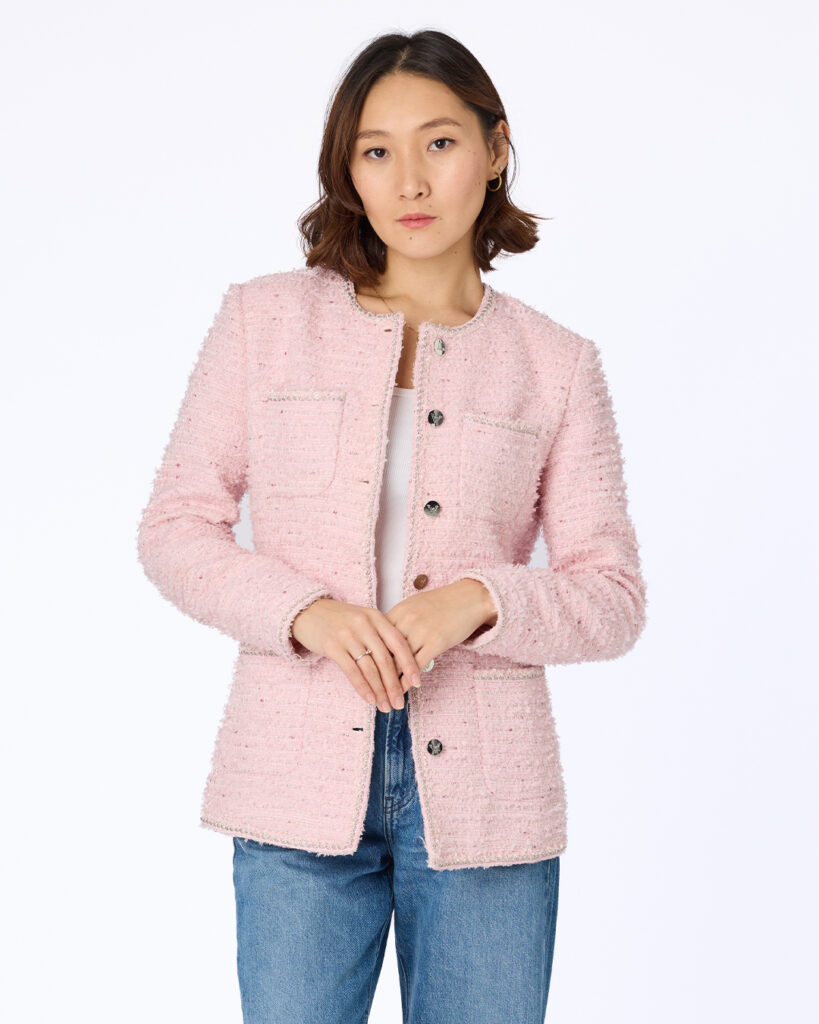 Elise tweed jacket Pink