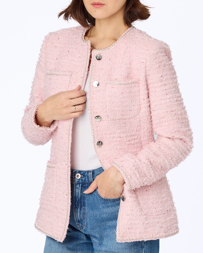 Elise tweed jacket Pink