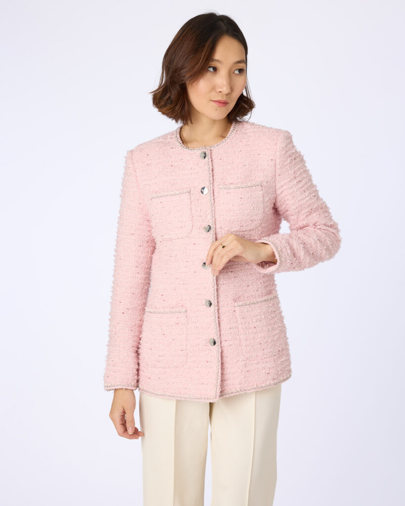 Elise tweed jacket Pink