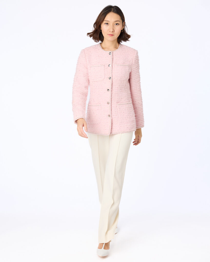Elise tweed jacket Pink