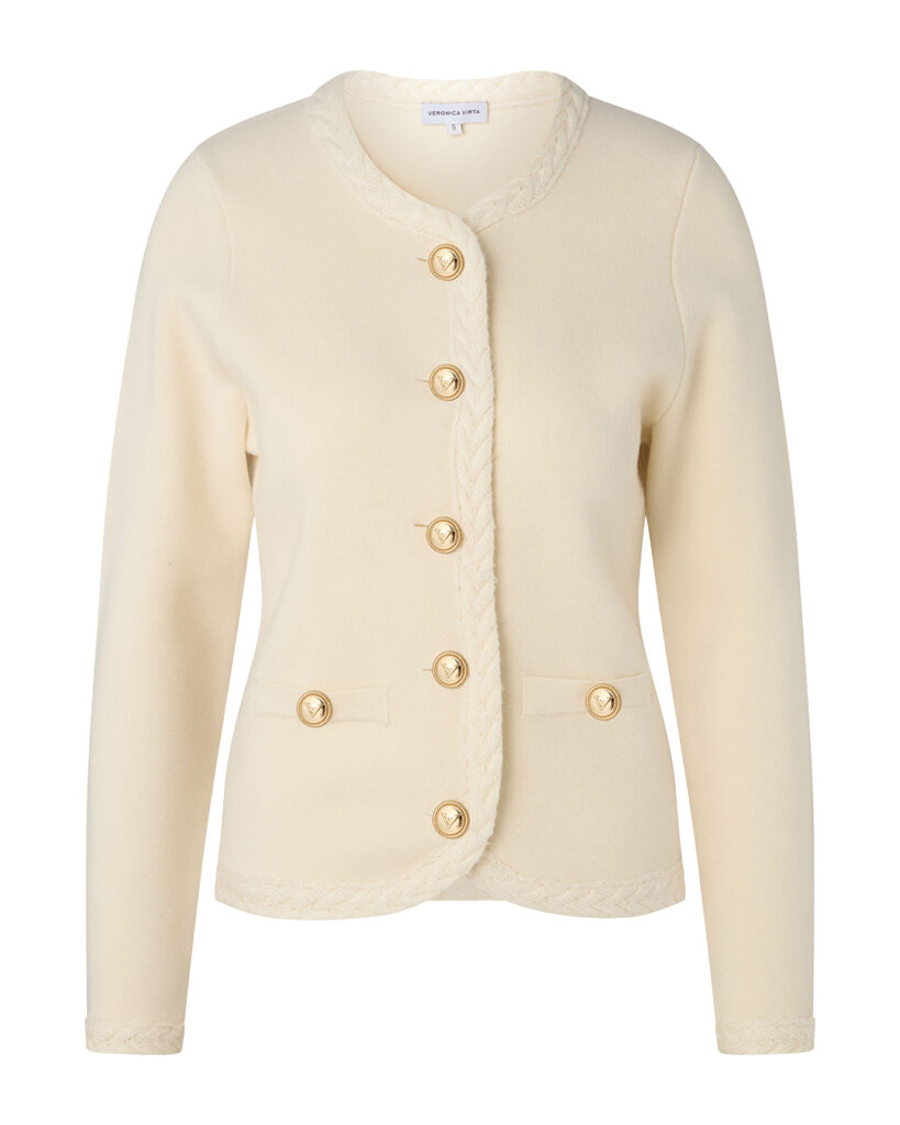 Reese cardigan feather white