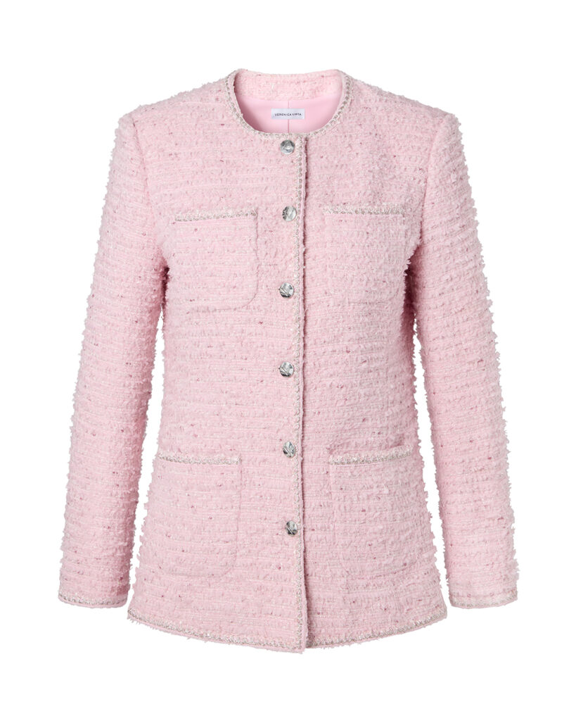 Elise tweed jacket Pink