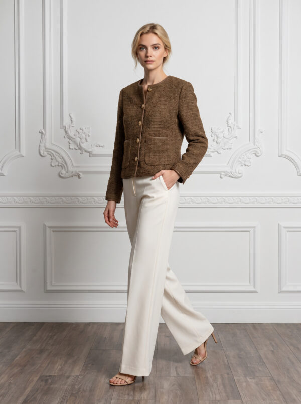 Alexa tweed jacket Brown