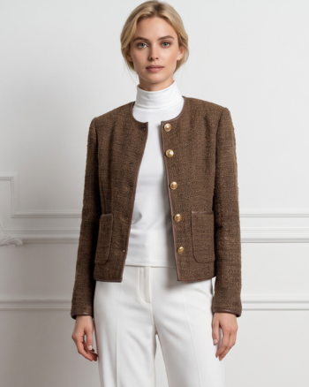 Alexa tweed jacket Brown