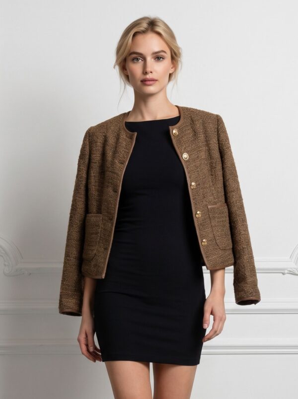 Alexa tweed jacket Brown