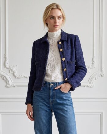 Madison tweed jacket Navy