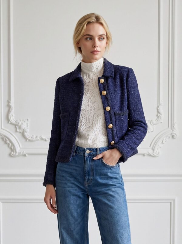 Madison tweed jacket Navy
